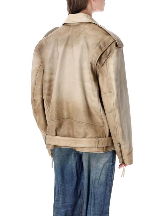 26SS 골든구스 바이커 자켓 GUP02535P00230415155 Neutrals - GOLDEN GOOSE