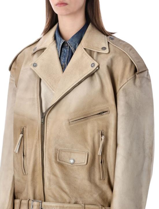 26SS 골든구스 바이커 자켓 GUP02535P00230415155 Neutrals - GOLDEN GOOSE