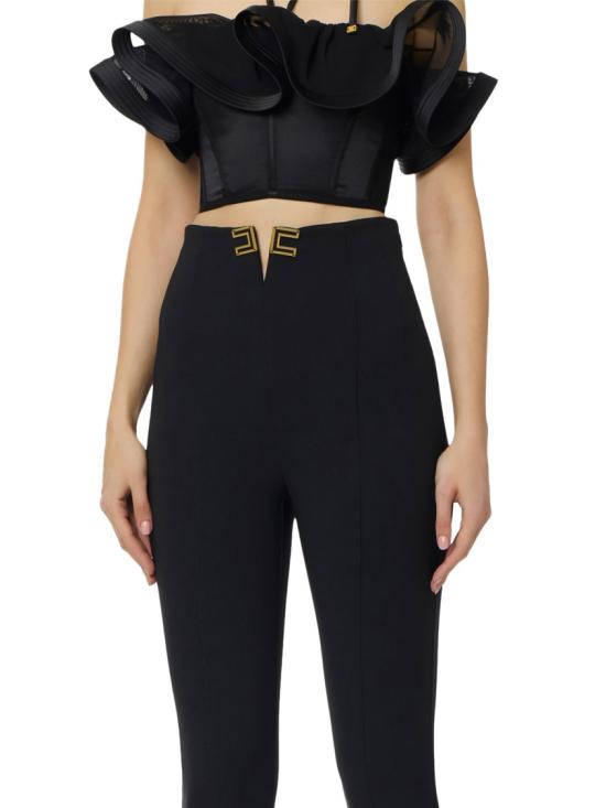 26SS 엘리자베타프랜치 스트레이트 팬츠 PA16361E2110 Black - ELISABETTA FRANCHI
