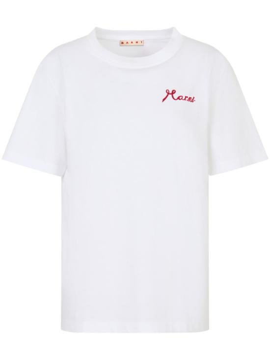26SS 마르니 반팔 티셔츠 THJE0293PDUSCY81LOW01 White
