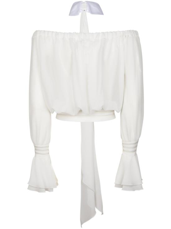 26SS 엘리자베타프랜치 블라우스 CA13561E2X88 White - ELISABETTA FRANCHI