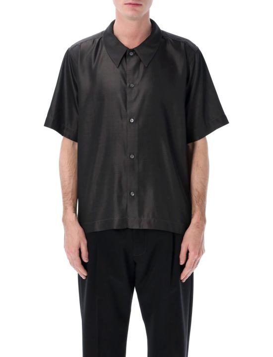 26SS 베르너 퀼 반팔 셔츠 3 89S13084 Black