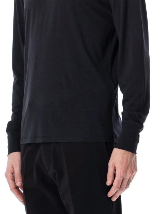 26SS 톰포드 긴팔 티셔츠 JCL006JMT012NAA Black - TOMFORD