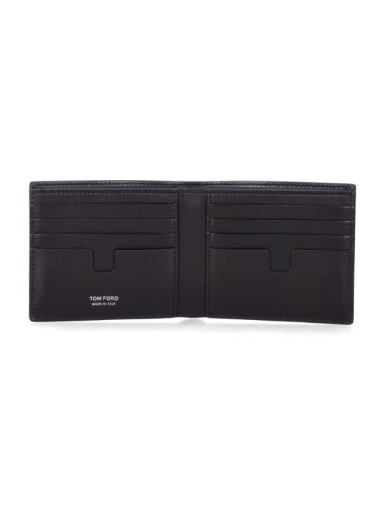 26SS 톰포드 카프 레더 바이폴드 지갑 Y0228LCL439SEDB Black - TOMFORD