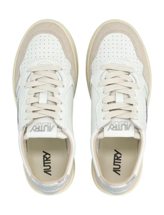 26SS 오트리 메달리스트 로우 레더 스니커즈 AULWLS74WS Neutrals - AUTRY