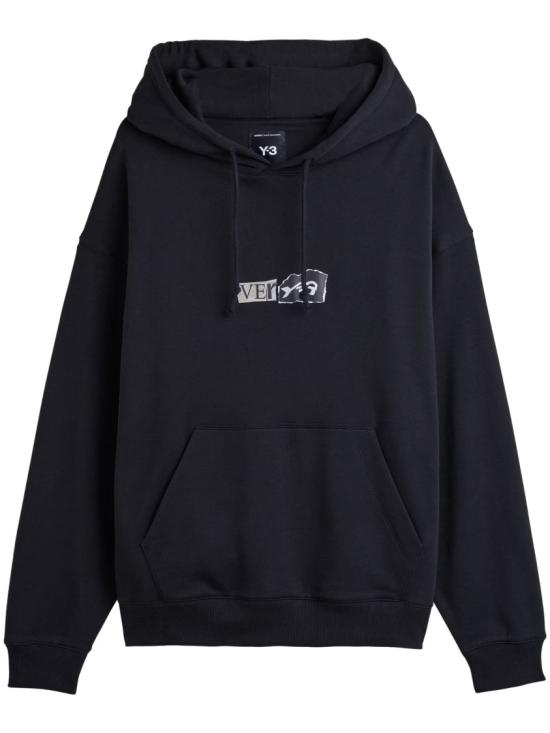26SS 와이쓰리 후드 티셔츠 KR2208BLACK Black