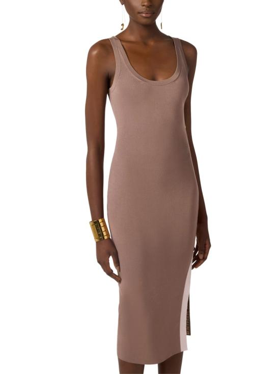 26SS 엘리자베타프랜치 롱 원피스 AM03S61E2727 Brown - ELISABETTA FRANCHI