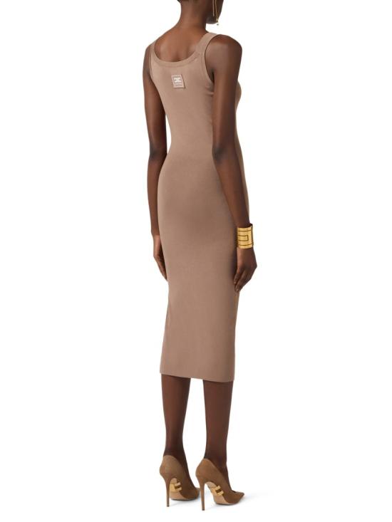 26SS 엘리자베타프랜치 롱 원피스 AM03S61E2727 Brown - ELISABETTA FRANCHI