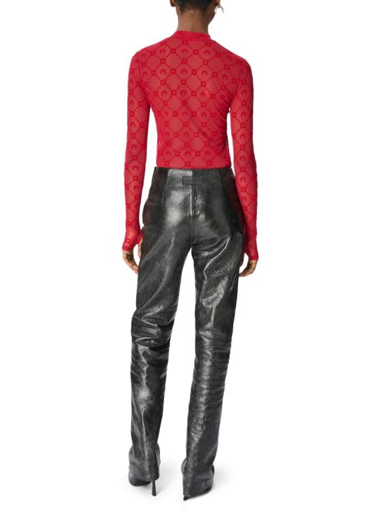 26SS 마린세르 긴팔 티셔츠 WTO388ACJER0005RD11 Red - MARINE SERRE