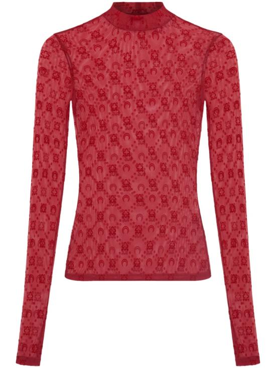 26SS 마린세르 긴팔 티셔츠 WTO388ACJER0005RD11 Red