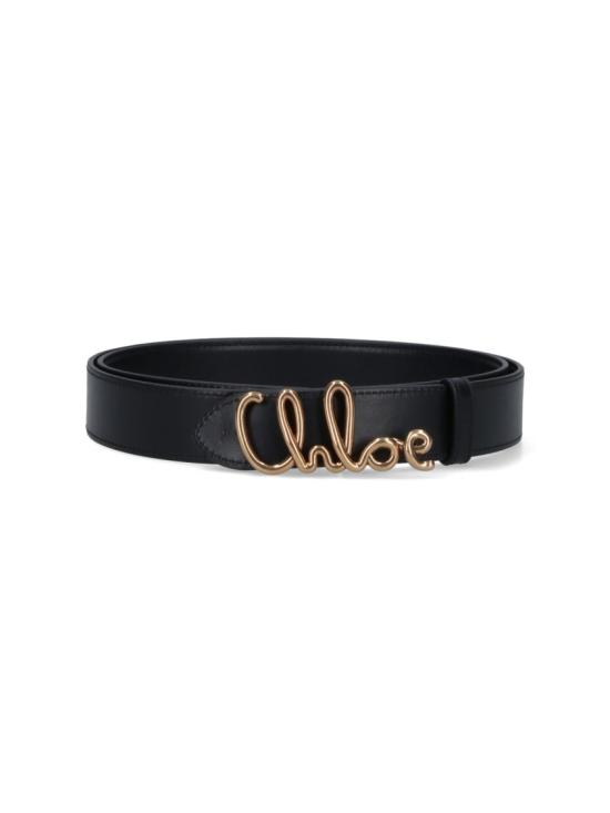 26FW 끌로에 레귤러 벨트 26SBB15PR4001 Black - CHLOE