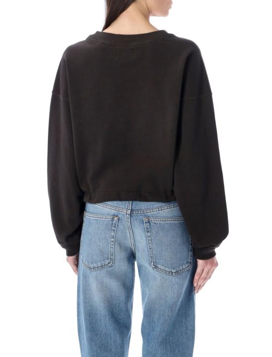 25FW 이자벨마랑에뚜왈 마고 로고 스웨트셔츠 SW0005FAA1M07E02FK Black - ISABEL MARANT ETOILE