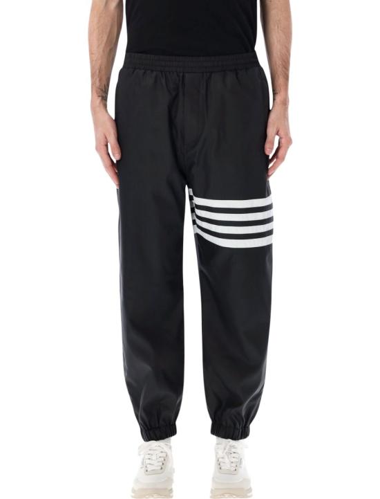 26SS 톰브라운 샤이니 립스탑 4바 트랙 팬츠 MTU349CF1095001 Black