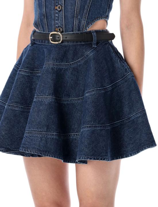26SS 셀프 포트레이트 데님 스커트 RS26554SKBLBLUE Blue - SELF PORTRAIT