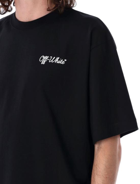 26SS 오프화이트 반팔 티셔츠 OMAA120C99JER00D1001 Black - OFF WHITE