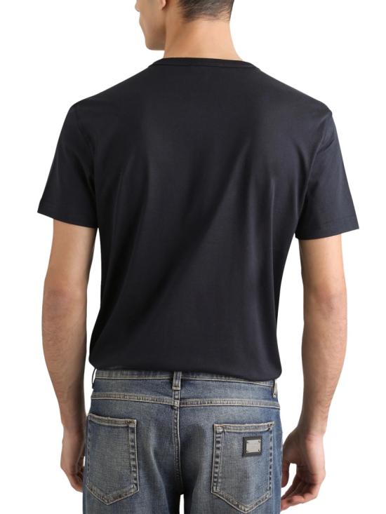 26SS 돌체앤가바나 로고 코튼 티셔츠 G8PT1TG7F2IB0665 Black - DOLCE & GABBANA