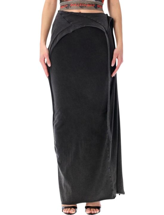 26SS 오토링거 롱 스커트 11530261501BLK Black