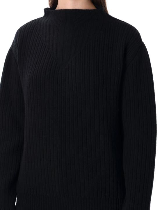 25FW 릭 오웬스 터틀넥 RP02E4646KWV09 Black - RICK OWENS