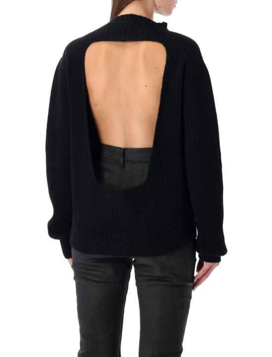 25FW 릭 오웬스 터틀넥 RP02E4646KWV09 Black - RICK OWENS