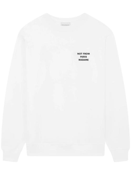 26SS 드롤드무슈 긴팔 티셔츠 PERMSW149CO127WT White