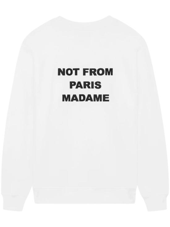 26SS 드롤드무슈 긴팔 티셔츠 PERMSW149CO127WT White - DROLE DE MONSIEUR