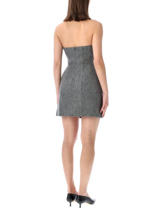 26SS 셀프 포트레이트 숏 원피스 RS26213SGRGREY Grey - SELF PORTRAIT