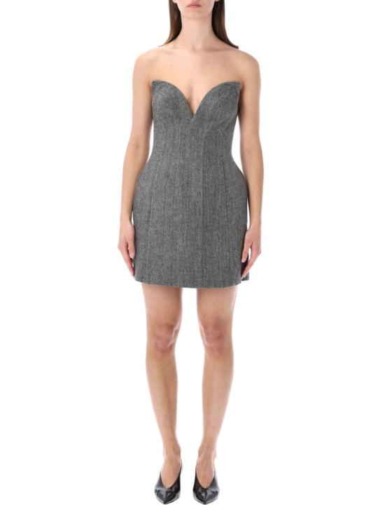 26SS 셀프 포트레이트 숏 원피스 RS26213SGRGREY Grey