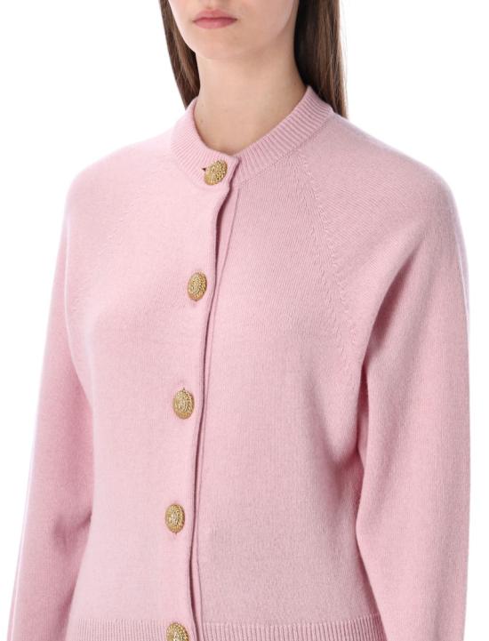 26SS 발망 가디건 GF1KL270KI874HR Pink - BALMAIN