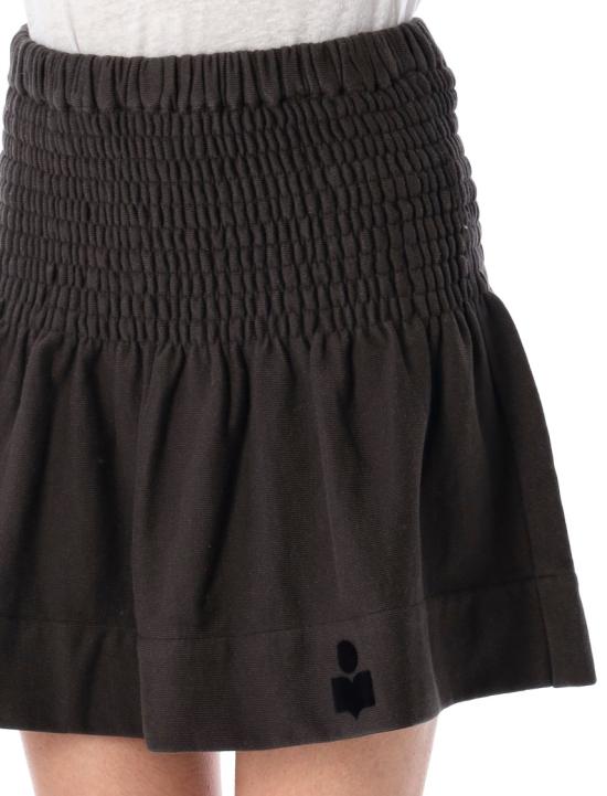 25FW 이자벨마랑에뚜왈 미디 스커트 JU0146FCA1M07E02FK Black - ISABEL MARANT ETOILE