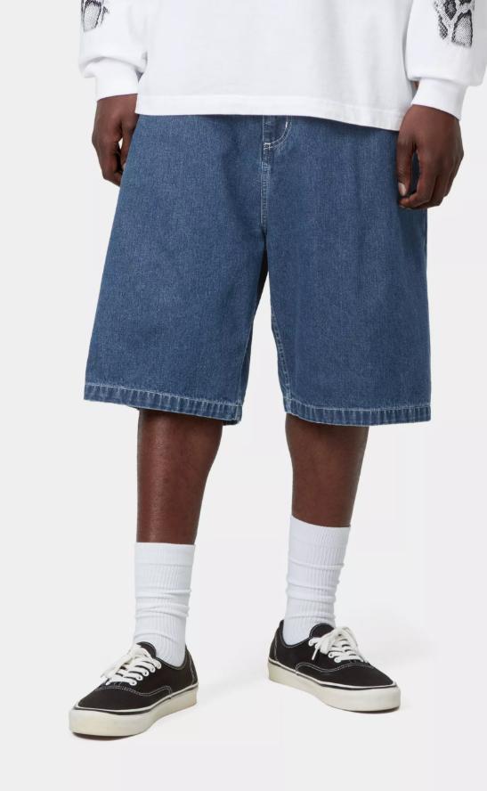 26SS 칼하트 WIP 브랜돈 쇼츠 I037161 0106BLUE STONE WASHED - CARHARTT WIP