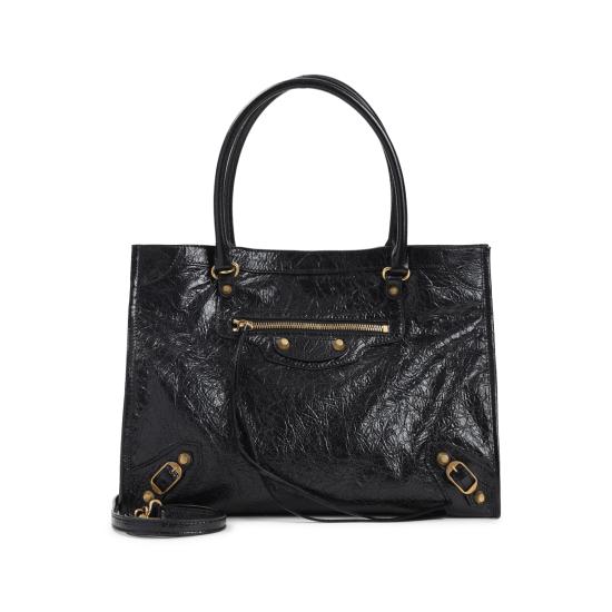 26SS 발렌시아가 토트백 852609 210F6 1000 BLACK DOM - BALENCIAGA