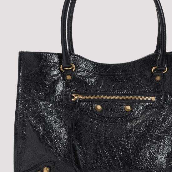 26SS 발렌시아가 토트백 852609 210F6 1000 BLACK DOM - BALENCIAGA