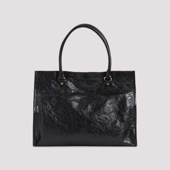 26SS 발렌시아가 토트백 852609 210F6 1000 BLACK DOM - BALENCIAGA