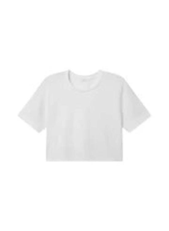  에이엘씨 반팔 티셔츠 A.L.C. 칼리 릴렉스드 크롭 티 화이트 - A.L.C.