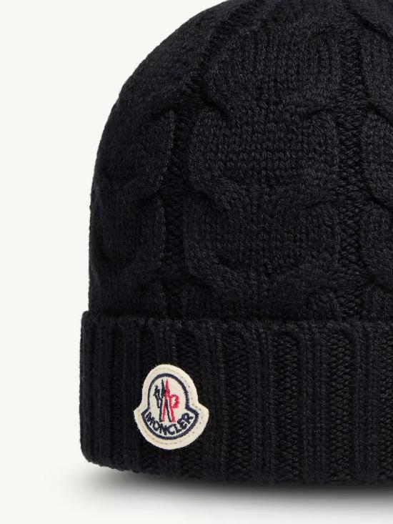 26FW [키즈] 몽클레어 모자 L29543B0000604S02 999 Nero - MONCLER