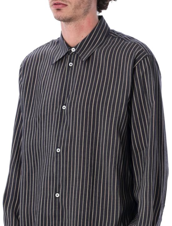 26SS 스튜디오 니콜슨 긴팔 셔츠 SNM1126INDIGO Black - STUDIO NICHOLSON