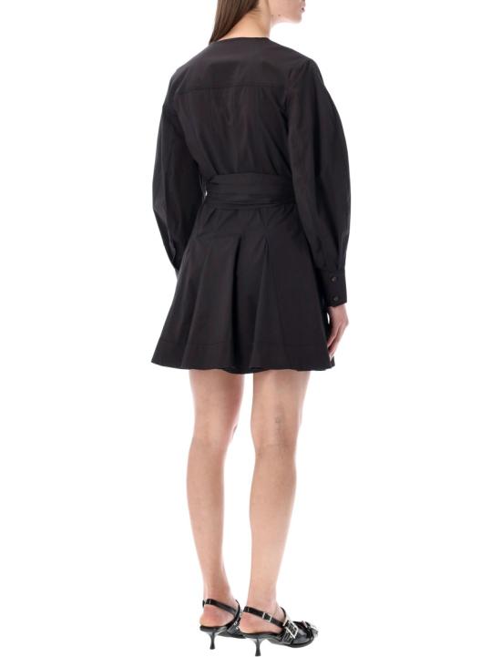 26SS 가니 숏 원피스 A1030479099 Black - GANNI