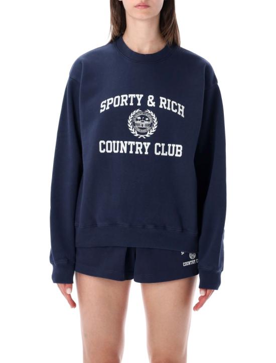 26SS 스포티앤리치 긴팔 티셔츠 ST09876218BL1063902 Blue
