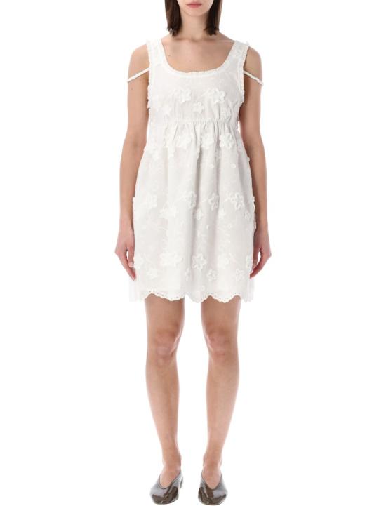 26SS 더 가먼트 미디 원피스 22432001 White