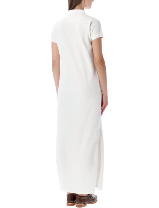 26SS 폴로 랄프로렌 코튼 메시 폴로 드레스 211968291001 White - POLO RALPH LAUREN