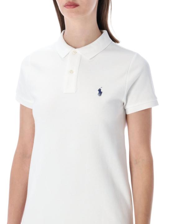 26SS 폴로 랄프로렌 코튼 메시 폴로 드레스 211968291001 White - POLO RALPH LAUREN