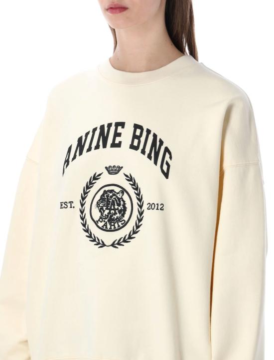 26SS 애니빙 긴팔 티셔츠 A0812486WKHA3 Neutrals - ANINE BING