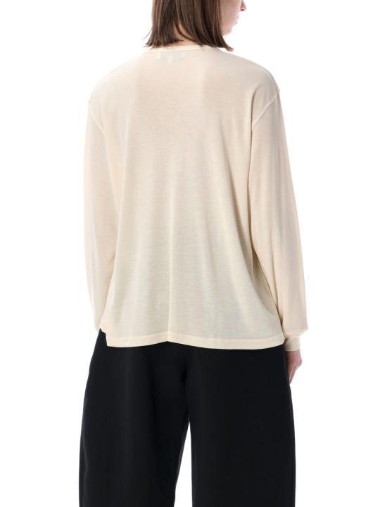 26SS 스튜디오 니콜슨 긴팔 티셔츠 RUTAS1834CANVAS BIE Neutrals - STUDIO NICHOLSON