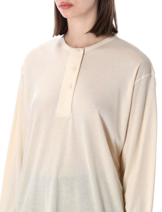 26SS 스튜디오 니콜슨 긴팔 티셔츠 RUTAS1834CANVAS BIE Neutrals - STUDIO NICHOLSON