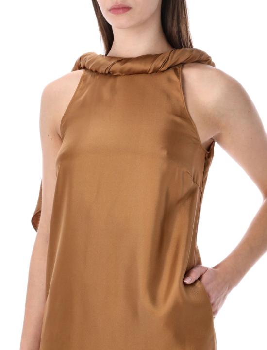 26SS 루루 스튜디오 롱 원피스 SUSANMACADAMIA Brown - LOULOU STUDIO