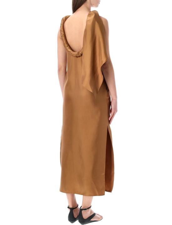 26SS 루루 스튜디오 롱 원피스 SUSANMACADAMIA Brown - LOULOU STUDIO