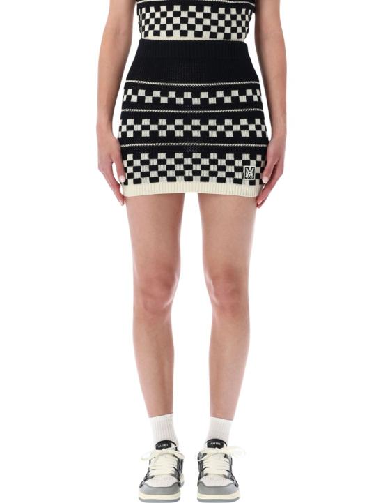26SS 아미리 미디 스커트 AWBMSK1025001 Black