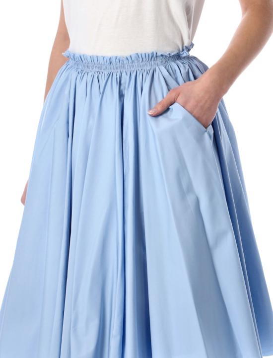26SS 아미 코튼 미디 코롤라 스커트 FSK444CO0063484 Blue - AMI