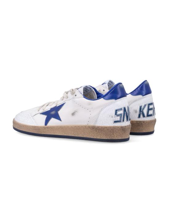  골든구스 볼스타 블루 스타 스니커즈 GMF00117F00219810327 White - GOLDEN GOOSE