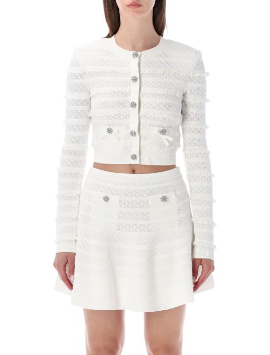 26SS 셀프 포트레이트 스웨터 SS26063CWWHITE White